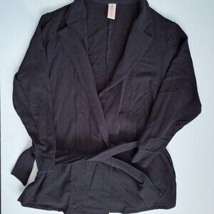 Smash + Tess Black Belted Cardigan